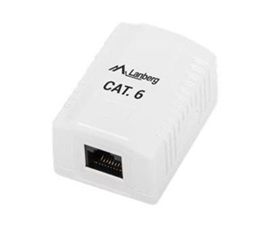 Tilbehør - Lanberg network surface mount box - OU6-0001-W