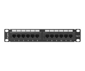 Tilbehør - Lanberg PPU6-9012-B - patch panel - 1U - 10" - PPU6-9012-B