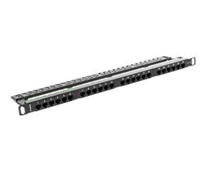 Tilbehør - Lanberg PPU5-0024-B - patch panel - 0.5U - 19" - PPU5-0024-B