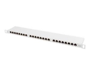 Tilbehør - Lanberg PPS6-0024-S - patch panel - 0.5U - 19" - PPS6-0024-S