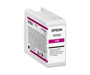 Printertilbehør blekk/toner - Epson Singlepack Vivid Magenta T47A3 UltraChrome P - Blekkpatron Vivid magenta - C13T47A300