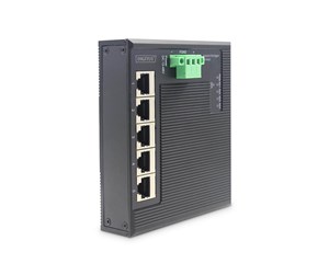 Switch/splitter - DIGITUS DN-651126 5 Port Gigabit Ethernet Network Switch Switch Flat Industrial Unmanaged - DN-651126