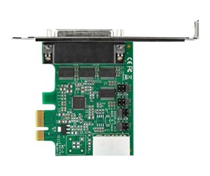 Nettverksadapter - StarTech.com 4 Port PCI Express RS232 Serial Adapter Card - 16950 UART - 256-byte FIFO Cache - PCI E Serial Card - serial adapter - PEX4S953