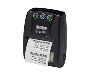 Skriver - Zebra ZQ210 Mobile Thermal Receipt Printer POS Skriver - Sort/hvit - Direkte termisk - ZQ21-A0E12KE-00