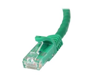 Nettverkskabel - 1.5 m CAT6 Cable - Green CAT6 Patch Cord - Snagless RJ45 Connectors - 24 AWG Copper Wire - Ethernet - ETL - patch cable - 1.5 m - green - N6PATC150CMGN