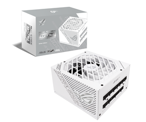 Strømforsyning (PSU) - ASUS ROG STRIX 850G WHITE Strømforsyning (PSU) - 850 Watt - 135 mm - ATX - 80 Plus Gold sertifisert - 90YE00A4-B0NA00