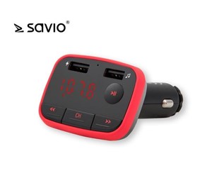 Mobil - Andre tilbehør - Savio TR-10 - Bluetooth hands-free / FM transmitter / charger - SAVTR-10