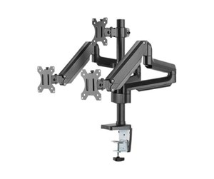 Skjermholder - Deltaco Office triple hydraulisk monitor-arm 17"-27" - ARM-0352