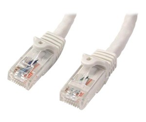 Nettverkskabel - 1.5 m CAT6 Cable - White Patch Cord - Snagless - ETL Verified - patch cable - 1.5 m - white - N6PATC150CMWH