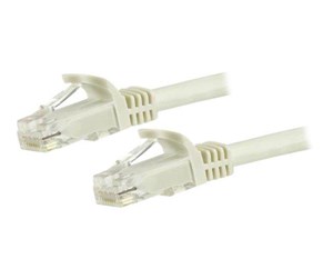 Nettverkskabel - 7.5 m CAT6 Cable - White Patch Cord - Snagless - ETL Verified - patch cable - 7.5 m - white - N6PATC750CMWH