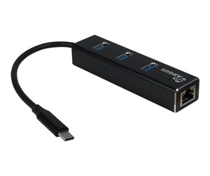 USB-hub - Inter-Tech Argus IT-410 USB-hub - 3 porter - Svart - 88885440