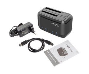 Harddisk - Tilbehør - Natec Kangaroo DUAL - HDD docking station - SATA 6Gb/s - USB 3.0 - NSD-0955