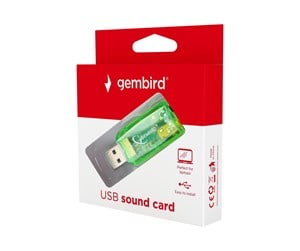 Lydkort - Gembird SC-USB-01 - sound card - SC-USB-01