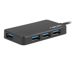 USB-hub - Natec MOTH - hub - 4 ports USB-hub - 4 porter - Svart - NHU-1342