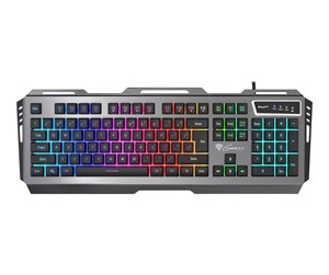 Tastatur - Natec Genesis Rhod 420 RGB - Tastatur - Amerikansk Engelsk - Svart - NKG-1234