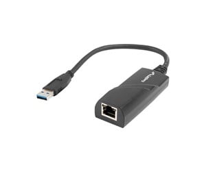 Nettverksadapter - Lanberg NC-1000-01 USB 3.0 RJ45 1G Ethernet Adapter - NC-1000-01