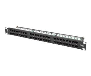 Tilbehør - Lanberg PPU6-1048-B - patch panel - 1U - 19" - PPU6-1048-B