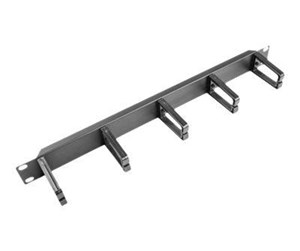 Rackskap - Lanberg AK-1202-B - 1U - Cable Management Panel - AK-1202-B