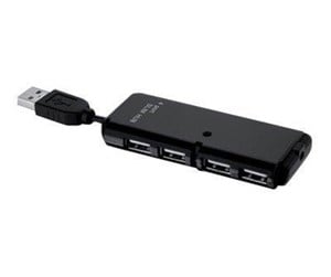 USB-hub - iBOX IUHT008C - hub - 4 ports USB-hub - 4 porter - Svart - IUHT008C