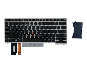 Tastatur - Lenovo Lite-On - Bærbart tastatur - til utskifting - Amerikansk Engelsk - Sølv - 01YN449