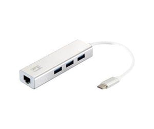 USB-hub - LevelOne USB-0504 - hub - 3 ports USB-hub - 3 porter - Hvit - USB-0504