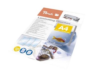 Printertilbehør blekk/toner - Peach - 25-pack - glossy laminating pouches - Glossy laminating pouches - PPR525-02