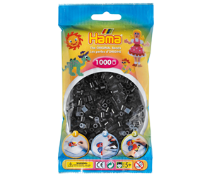 Kreative leker - Hama Ironing beads - Black (018) 1000pcs. - 207-18