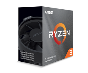 Prosessor/CPU - AMD Ryzen 3 3100 Wraith Stealth Prosessor/CPU - 4 kjerner - 3.6 GHz - AMD AM4 - AMD Boks (med kjøler) - 100-100000284BOX