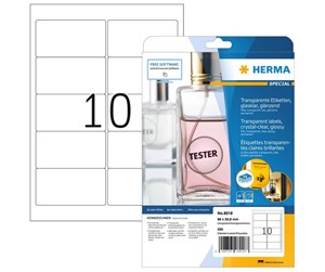 Papir, Fotopapir & Etiketter - HERMA - film labels - 250 label(s) - 50.8 x 96 mm - 8018