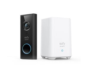 Smarthus - Eufy Video Doorbell 2K (Batteridrevet) + Homebase 2 - E82101W4