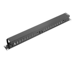 Rackskap - Lanberg AK-1201-B - 1U - Cable Management Panel - AK-1201-B