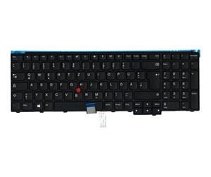 Tastatur - Lenovo Lite-On - Bærbart tastatur - til utskifting - Tysk - Svart - 01AX663