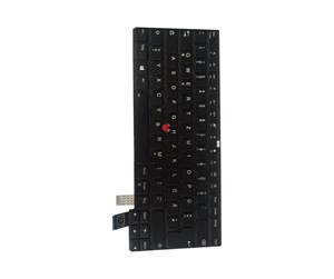 Tastatur - Lenovo Darfon - Bærbart tastatur - til utskifting - Tysk - Svart - 01EP480