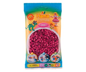 Kreative leker - Hama Ironing Beads - Plum (82) 1000pcs. - 207-82