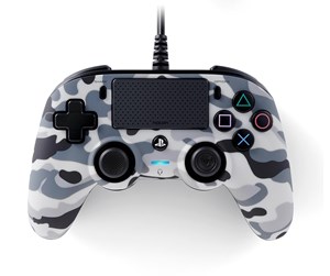 Spill - Tilbehør - NACON PS4 Nacon Wired Compact Controller - Camo Grey - Controller - Sony PlayStation 4 - 3499550383461