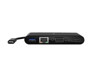 Dokkingstasjon - Belkin USB-C Multimedia Adapter - HDMI/VGA/GigE - AVC005BTBK