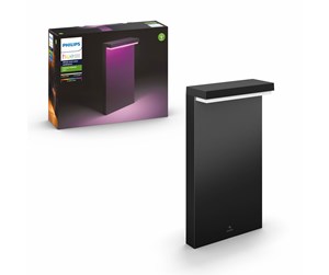 Smarthus - Philips Hue Outdoor Nyro Pedestal - Black - 915005841601