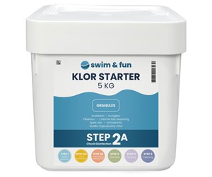 Basseng - Swim & Fun Klor Starter Fast Dissolving Granules 5 kg - 1703