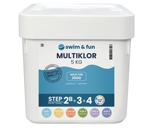 Basseng - Swim & Fun MultiKlor Maxi Tab 200 g 5 kg - 1710