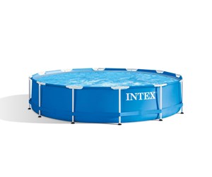 Basseng - Intex BASSENG METAL RAMME POOL SETT 366X76 CM 6503 L MED FILTERPUMPE - 628212