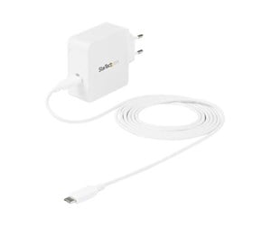 Mobil - Adaptere og ladere - StarTech.com USB C Wall Charger - 60W PD 1m cable - Portable Travel USB Type C Fast Charge Universal Laptop Adapter - USB IF/CE Certified (WCH1CEU) power adapter - WCH1CEU