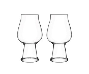 Servering & Servise - Luigi Bormioli Birrateque stout/porter beer glass 2 pcs - 0032622024126