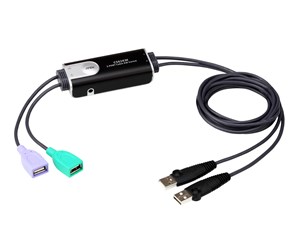 Switch/splitter - ATEN 2-Port USB Boundless Cable KM Switch - CS62KM-AT