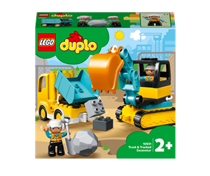 LEGO® - LEGO DUPLO 10931 Lastebil og beltegravemaskin - 10931