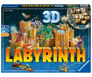 Brettspill & Puslespill - Ravensburger 3D Labyrinth (Nordic) - 10826870