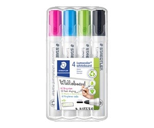 Skrive- & Tegneverktøy - Staedtler Whiteboard marker Lumo. 4pcs.box - 351 WP4