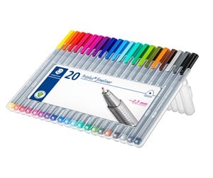 Skrive- & Tegneverktøy - Staedtler Fineliner triplus 20 pcs box - 334 SB20