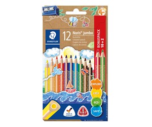 Hobbyartikler - Staedtler Coloured pencil Noris jumb FSC 100% - 128 NC12P1