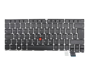 Tastatur - Lenovo Darfon - Bærbart tastatur - til utskifting - Amerikansk Engelsk - Sølv - 01EN834