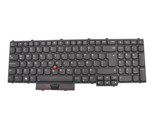 Tastatur - Lenovo Chicony - Bærbart tastatur - til utskifting - Svart - 01HW216